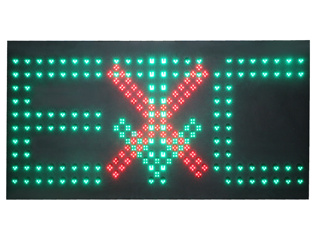 ETC含紅叉綠箭控制標志(LED像素筒式)